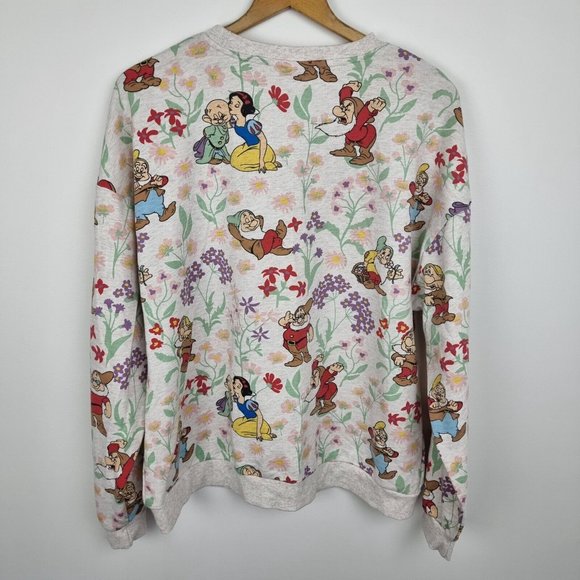 Disney Snow White & The Seven Dwarfs Sweatshirt Jumper Womens Size 2XL - Picture 4 of 4